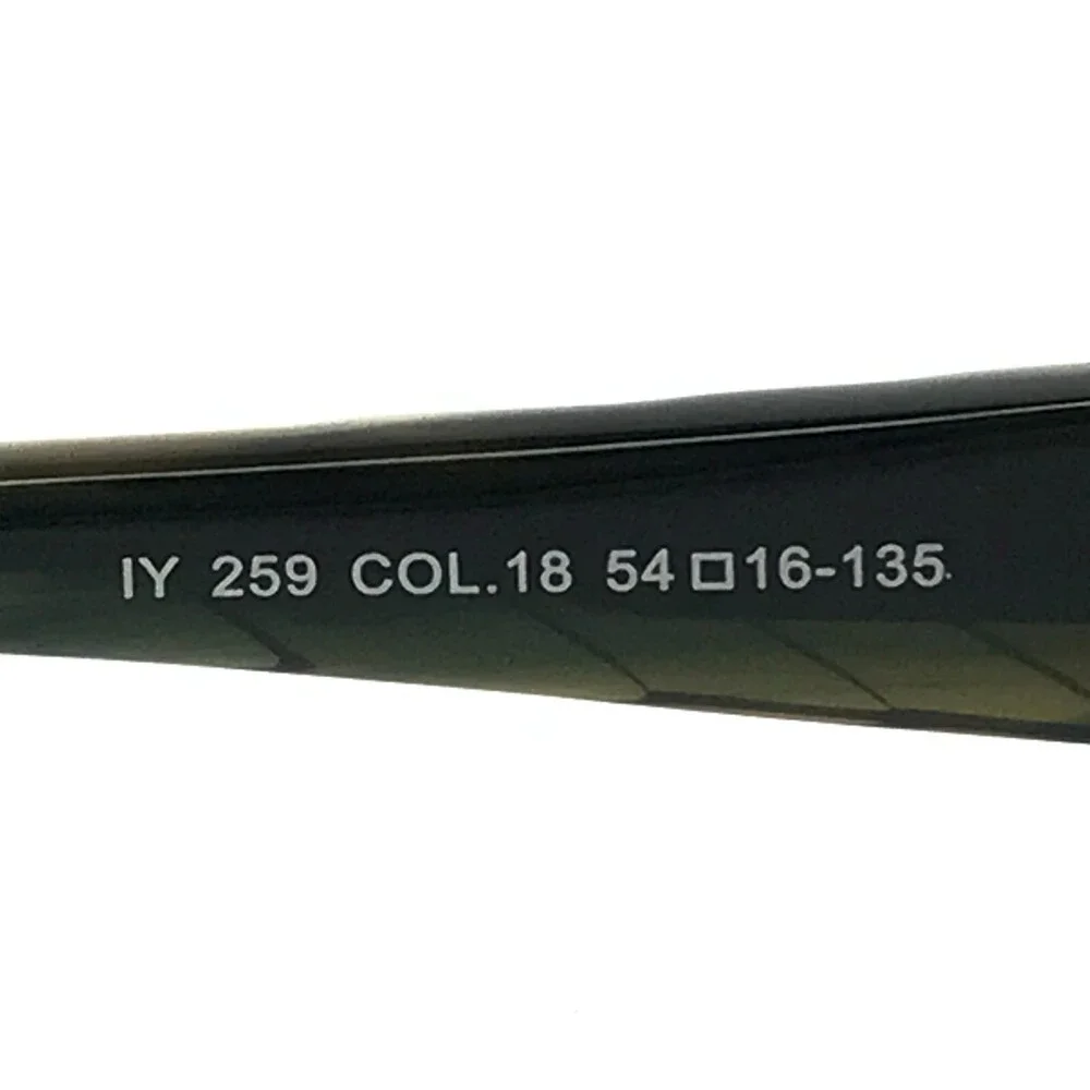 Iyoko-Inyake Eyeglasses Frames IY 259 COL. 18 Black Brown Horn Pattern 54-16-135